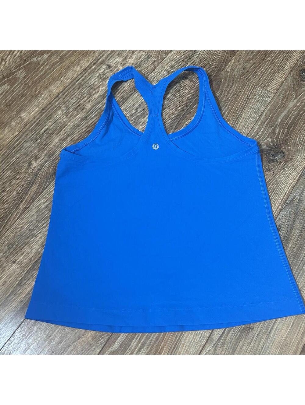 Lululemon Cool Racerback Short Tank Top Nulu Sz 6? Poolside